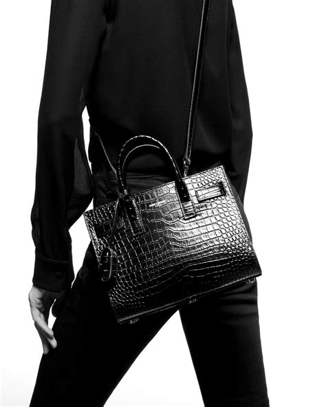 sac yves saint laurent nano croco|SAINT LAURENT Sac De Jour nano croc.